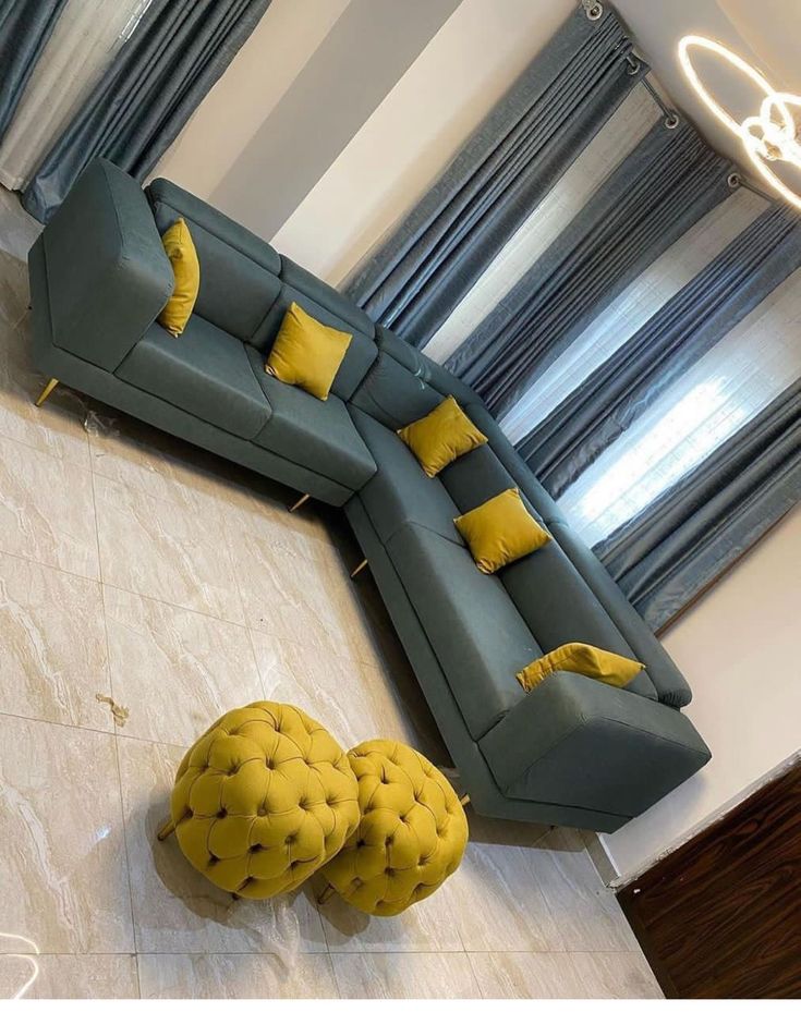 L-shape corner sofa set