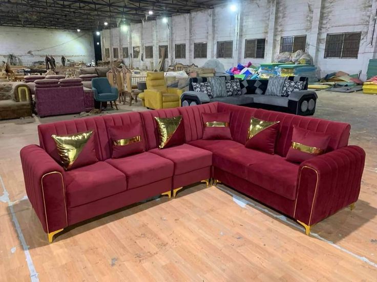velvet sectional sofa