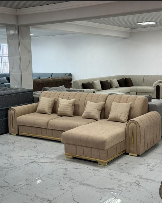 109/04 L-shaped sectional sofa