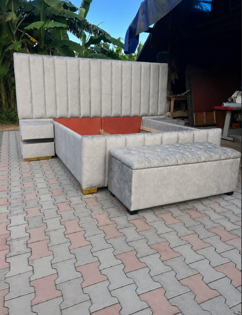 114/09 upholstered bed frame